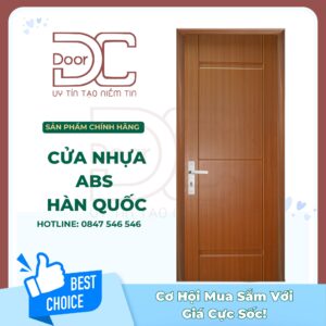 Cửa Nhựa ABS Hàn Quốc DC24.ABS-113.M8707