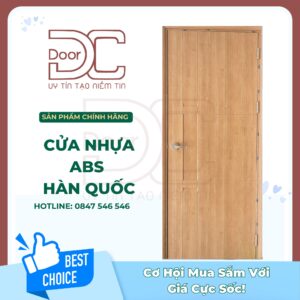 Cửa Nhựa ABS Hàn Quốc DC24.ABS-116.FZ805