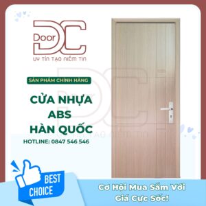 Cửa Nhựa ABS Hàn Quốc DC24.ABS-116.K0201