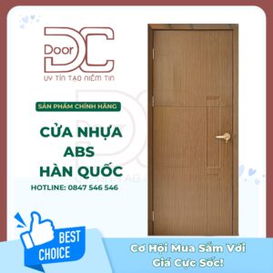 Cửa Nhựa ABS Hàn Quốc DC24.ABS-116.U6405
