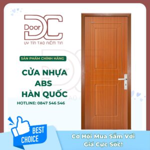 Cửa Nhựa ABS Hàn Quốc DC24.ABS-117.M8707
