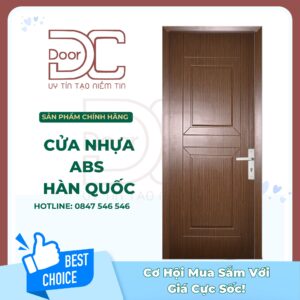 Cửa Nhựa ABS Hàn Quốc DC24.ABS-117.MT104