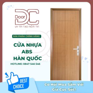 Cửa Nhựa ABS Hàn Quốc DC24.ABS-118.K1129