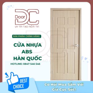 Cửa Nhựa ABS Hàn Quốc DC24.ABS-120.K0201