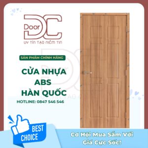Cửa Nhựa ABS Hàn Quốc DC24.ABS-120.K1129