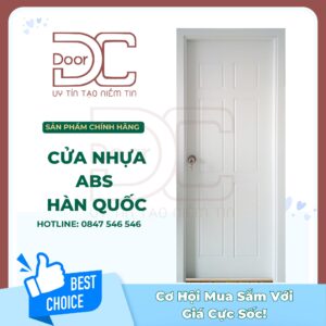 Cửa Nhựa ABS Hàn Quốc DC24.ABS-120.K5300