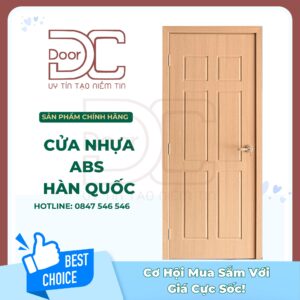 Cửa Nhựa ABS Hàn Quốc DC24.ABS-120.M8707