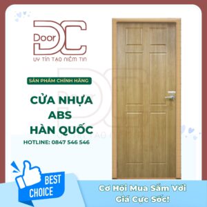 Cửa Nhựa ABS Hàn Quốc DC24.ABS-120.MQ808