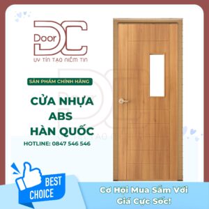 Cửa Nhựa ABS Hàn Quốc DC24.ABS-201.K1129