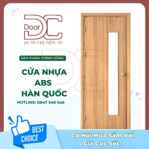Cửa Nhựa ABS Hàn Quốc DC24.ABS-202.K1129