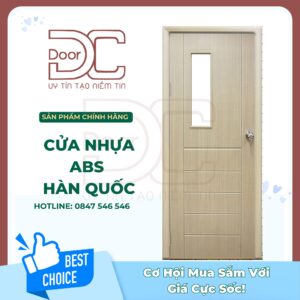 Cửa Nhựa ABS Hàn Quốc DC24.ABS-202.MQ808