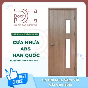 Cửa Nhựa ABS Hàn Quốc DC24.ABS-205.FZ805