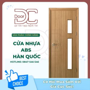 Cửa Nhựa ABS Hàn Quốc DC24.ABS-205.MQ808