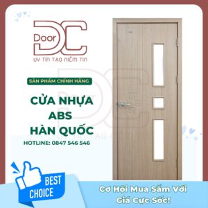 Cửa Nhựa ABS Hàn Quốc DC24.ABS-206.K0201