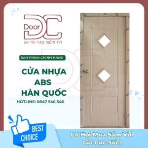 Cửa Nhựa ABS Hàn Quốc DC24.ABS-212.K0102