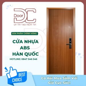 Cửa Nhựa ABS Hàn Quốc DC24.ABS-301.M8707