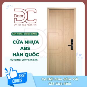 Cửa Nhựa ABS Hàn Quốc DC24.ABS-301.MQ808