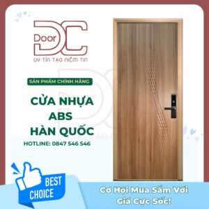 Cửa Nhựa ABS Hàn Quốc DC24.ABS-305.FZ805