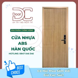Cửa Nhựa ABS Hàn Quốc DC24.ABS-305.K1129