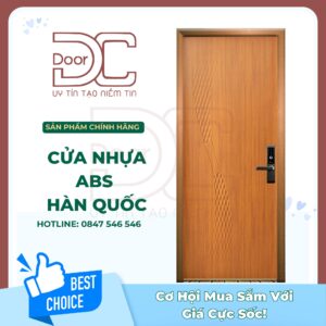 Cửa Nhựa ABS Hàn Quốc DC24.ABS-305.M8707