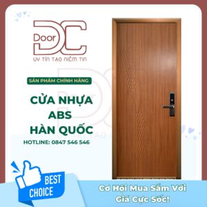 Cửa Nhựa ABS Hàn Quốc DC24.ABS-305.W0901
