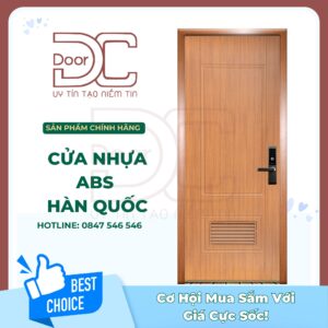 Cửa Nhựa ABS Hàn Quốc DC24.ABS-609.W0901.g