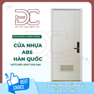 Cửa Nhựa ABS Hàn Quốc DC24.ABS-609L.K5300