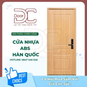 Cửa Nhựa ABS Hàn Quốc DC24.ABS-611.FZ805
