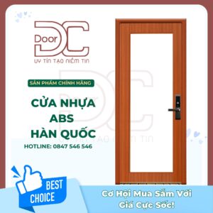 Cửa Nhựa ABS Hàn Quốc DC24.ABS-SD2