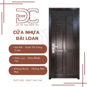 Cửa Nhựa Đài Loan DC24.DL-YC.40