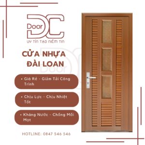 Cửa Nhựa Đài Loan DC24.DL-YC.45
