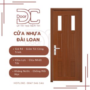 Cửa Nhựa Đài Loan DC24.DL-YF.23