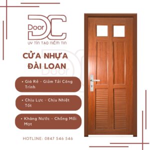 Cửa Nhựa Đài Loan DC24.DL-YF.46