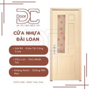 Cửa Nhựa Đài Loan DC24.DL-YG.12-2