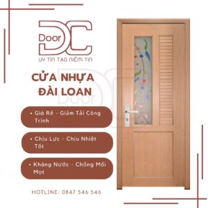 Cửa Nhựa Đài Loan DC24.DL-YK.12
