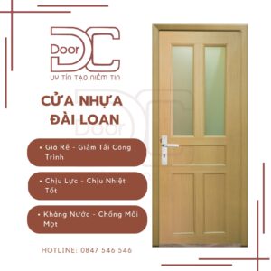 Cửa Nhựa Đài Loan DC24.DL-YK.20-2