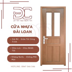 Cửa Nhựa Đài Loan DC24.DL-YK.20