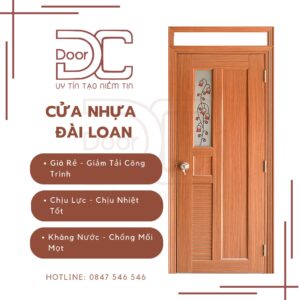 Cửa Nhựa Đài Loan DC24.DL-YK.25