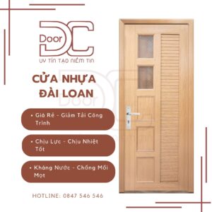 Cửa Nhựa Đài Loan DC24.DL-YK.26