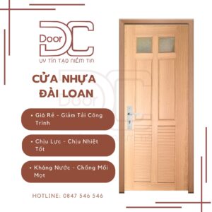 Cửa Nhựa Đài Loan DC24.DL-YK.46