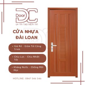 Cửa Nhựa Đài Loan DC24.DL-YO.21