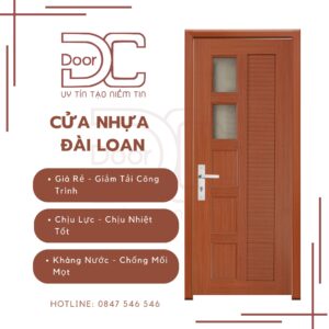 Cửa Nhựa Đài Loan DC24.DL-YO.24-2