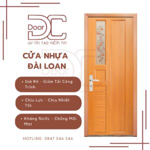 Cửa Nhựa Đài Loan DC24.DL-YO.25