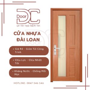 Cửa Nhựa Đài Loan DC24.DL-YO.88