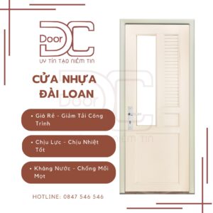 Cửa Nhựa Đài Loan DC24.DL-YW.12