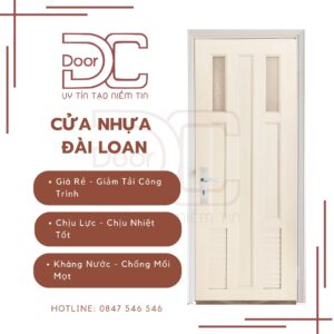 Cửa Nhựa Đài Loan DC24.DL-YW.23