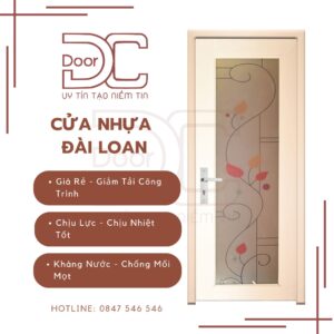 Cửa Nhựa Đài Loan DC24.DL-YW.80