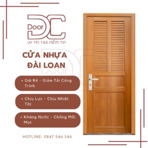 Cửa Nhựa Đài Loan DC24.DL-YY.19