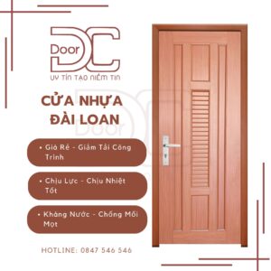Cửa Nhựa Đài Loan DC24.DL-YY.21