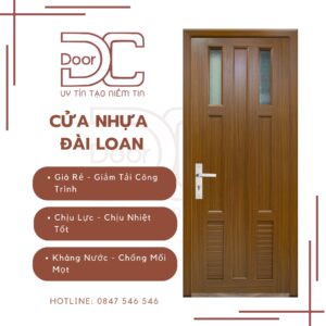 Cửa Nhựa Đài Loan DC24.DL-YY.23
